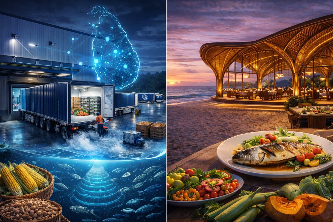 Cold storage hub and sea-to-table restaurant concept