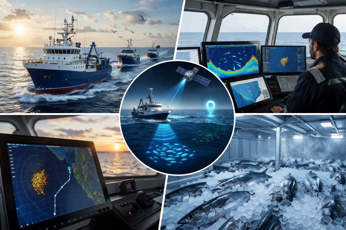 AI sonar and precision fishing technology